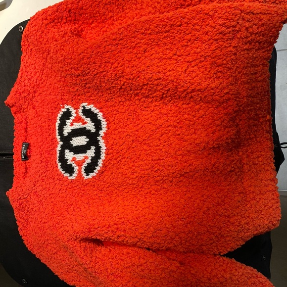 Authentic Chanel Iconic Red Sweater Fr 